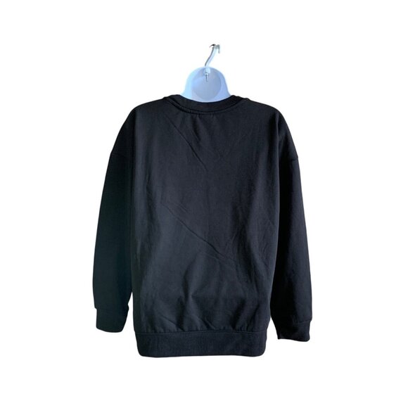 Art Class Youth Holly Jolly Vibes Sweatshirt Black Crewneck Long Sleeve Size XXL - Picture 3 of 11